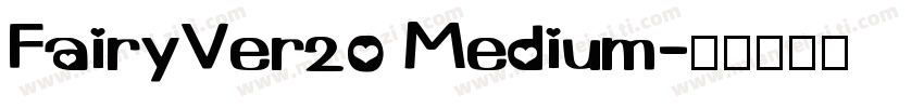 FairyVer20 Medium字体转换
